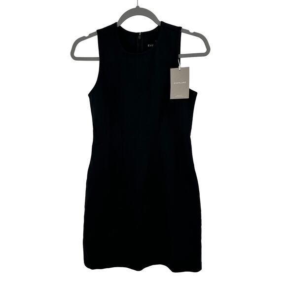 Everlane The Dream '90s Shift Dress in black Size XS - Picture 2 of 10